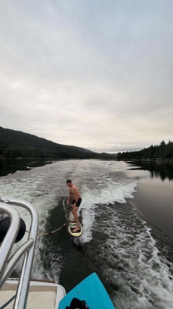 Riding the wake