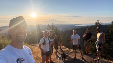 Sunrise from the top
