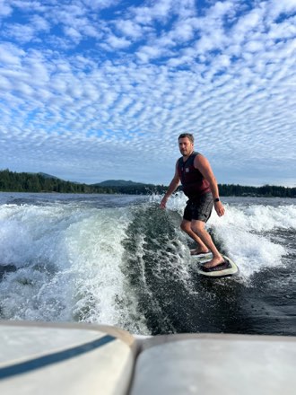 Out on the water